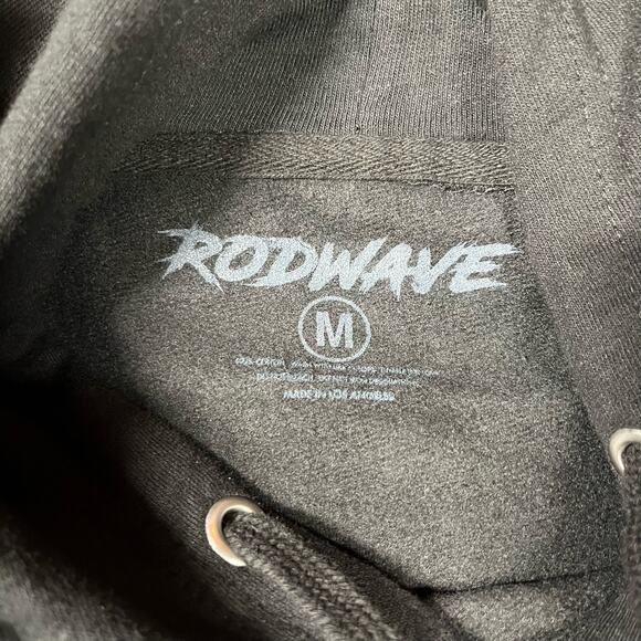 Rod Wave Soul Fly For the Fans Black pullover Hoodie Mens Sz M New - Picture 7 of 7